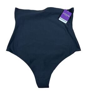 YUMMIE Hidden Curves High Waist Thong Shapewear Black Size XL NWT Shaping